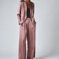 Silk Wide-Leg Trouser
