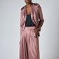 Power Trip Silk Wrap Blazer