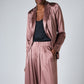 Power Trip Silk Wrap Blazer
