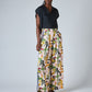 Printed Wide-Leg Trouser