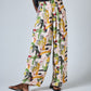 Printed Wide-Leg Trouser