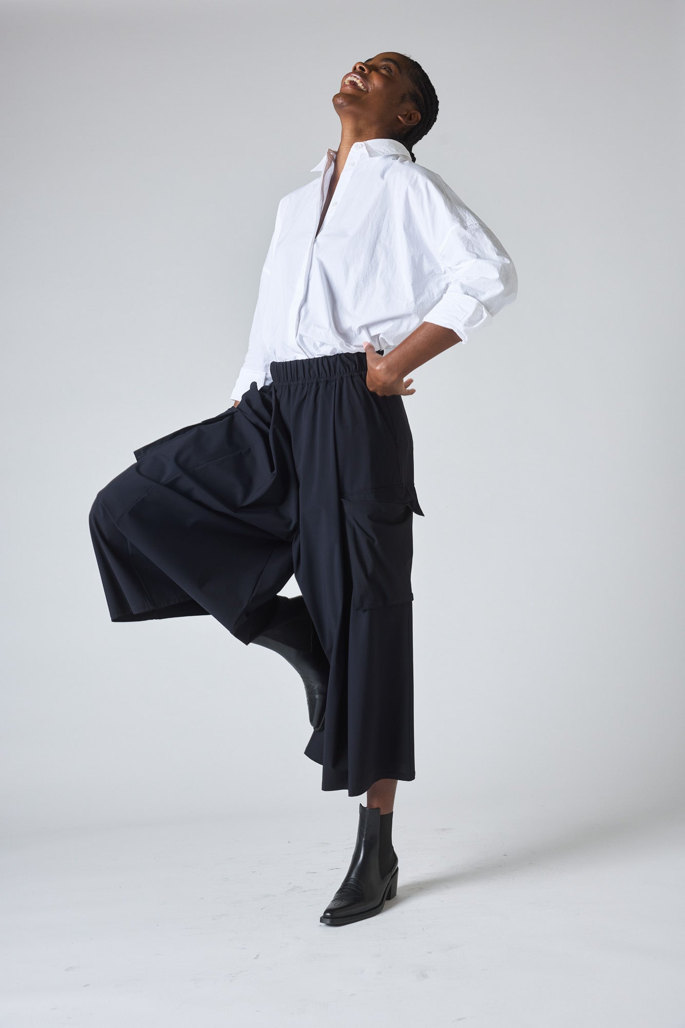 The Petite Cargo Skirt Pants