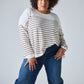 New Beginnings Striped Sweater