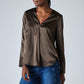 The Easygoing Long Silk Top