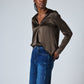 The Easygoing Long Silk Top