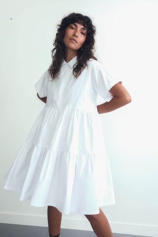 Walking On Air Poplin Dress