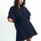 Stars Align Oversized Shirt Dress