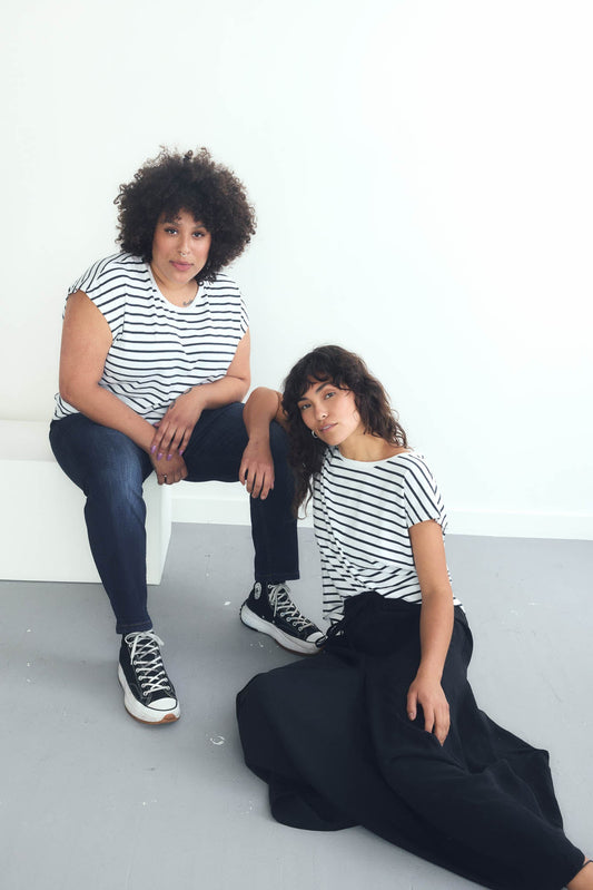 Striped Tuck-In Tee