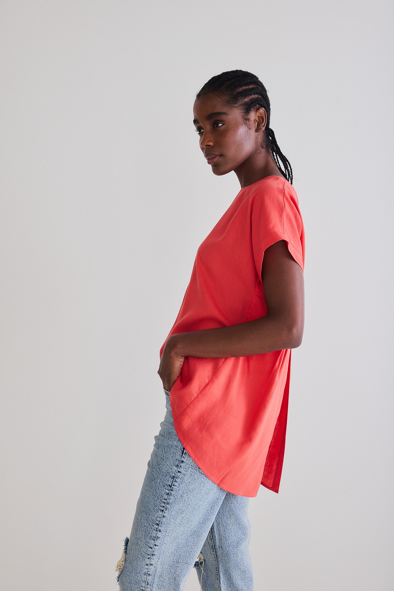 Breath of Fresh Air Linen Top