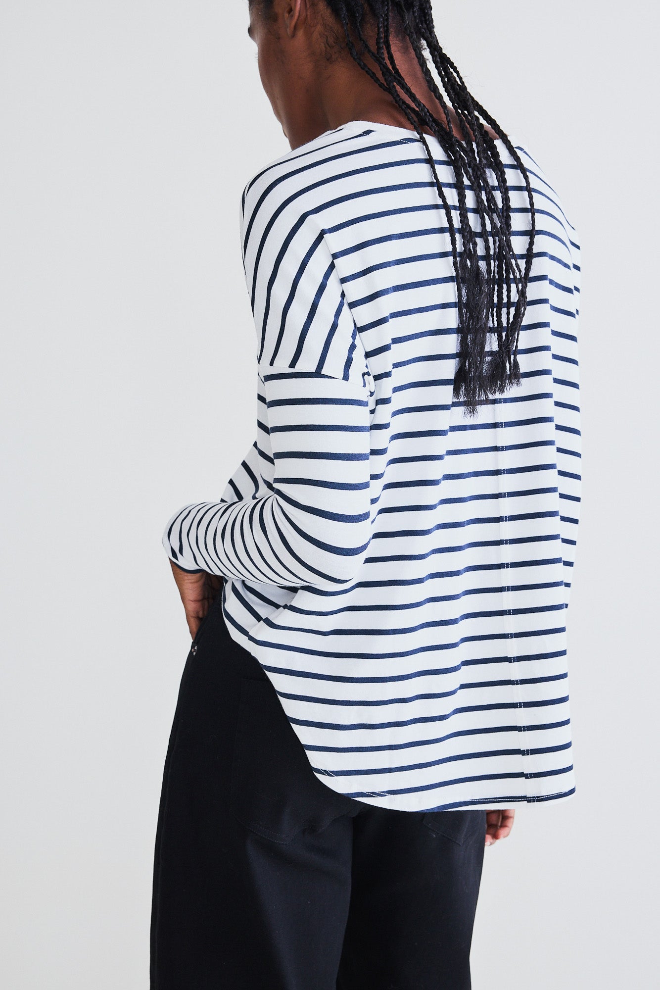 Between the Lines Long Sleeve Lounge Top