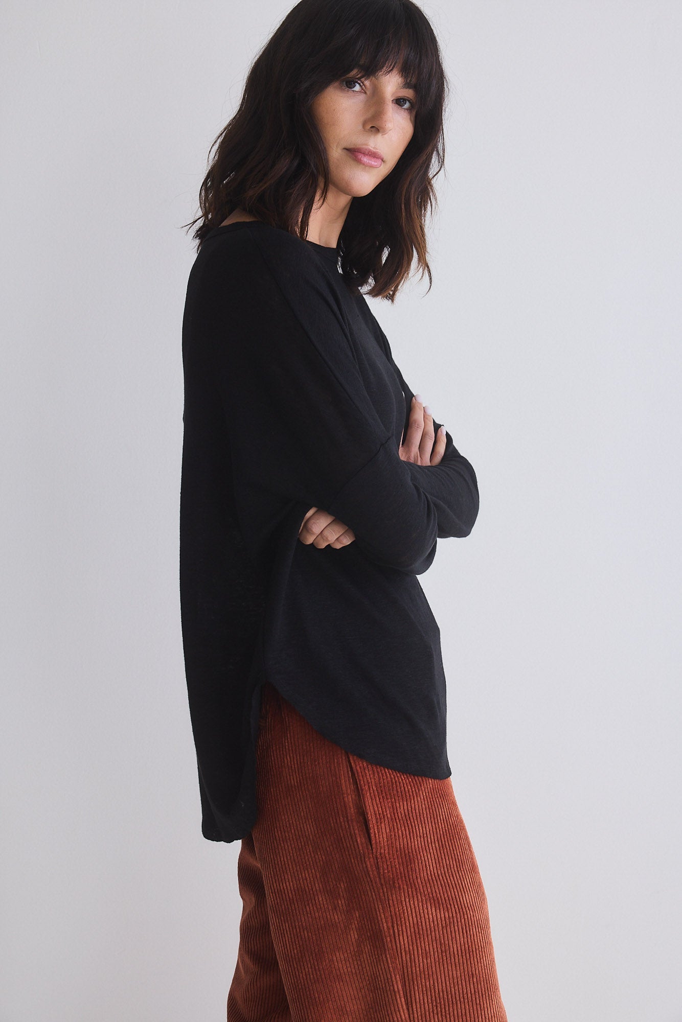 All Intents Slouchy Long Sleeve Top