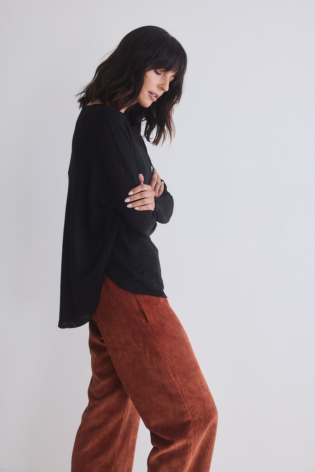 All Intents Slouchy Long Sleeve Top