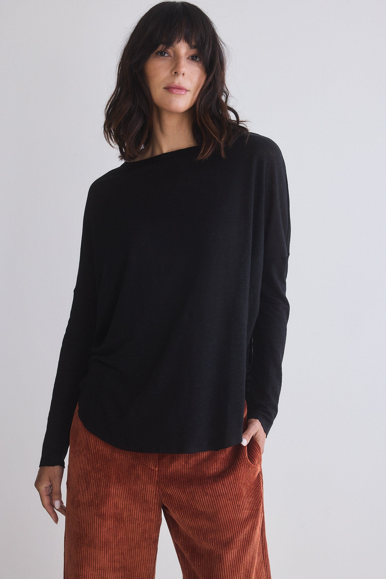 All Intents Slouchy Long Sleeve Top