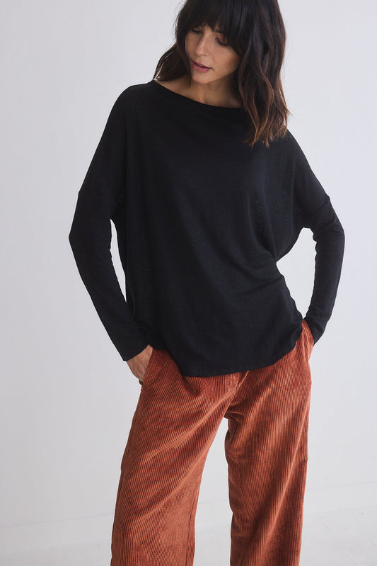 All Intents Slouchy Long Sleeve Top