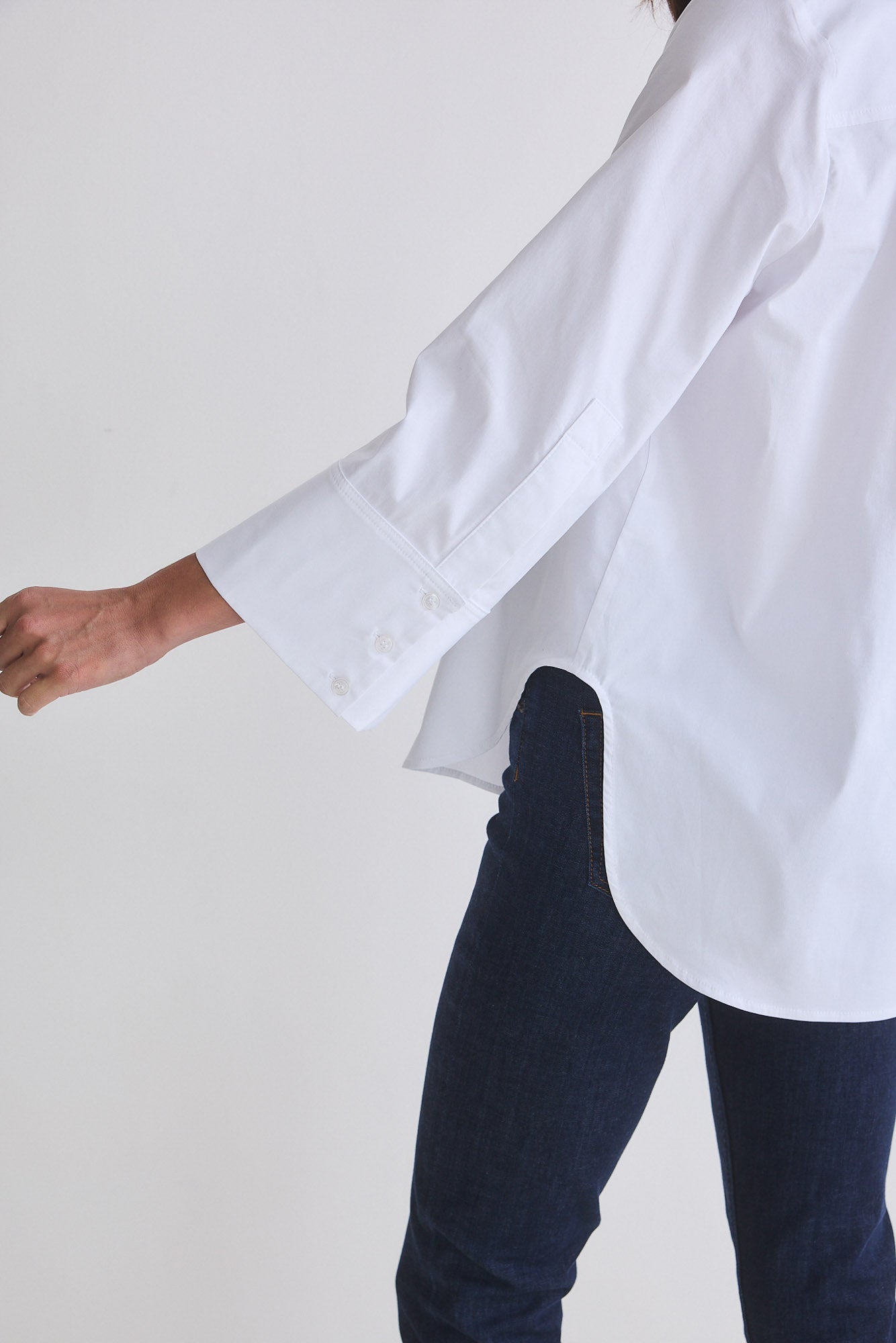 Big Picture Wide Sleeve Poplin Blouse