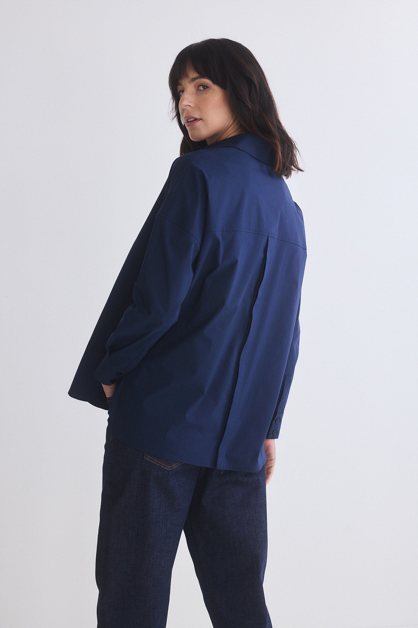 Refine Oversized Tunic With Buttons
