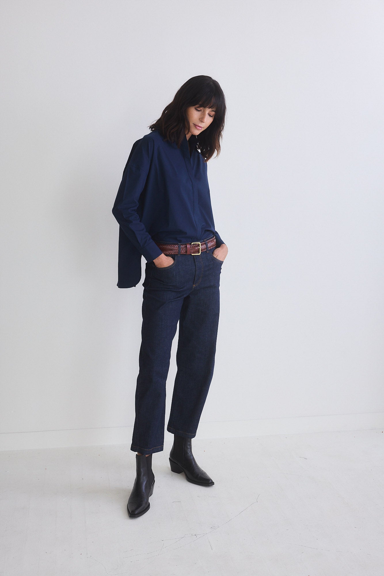 Refine Oversized Tunic With Buttons