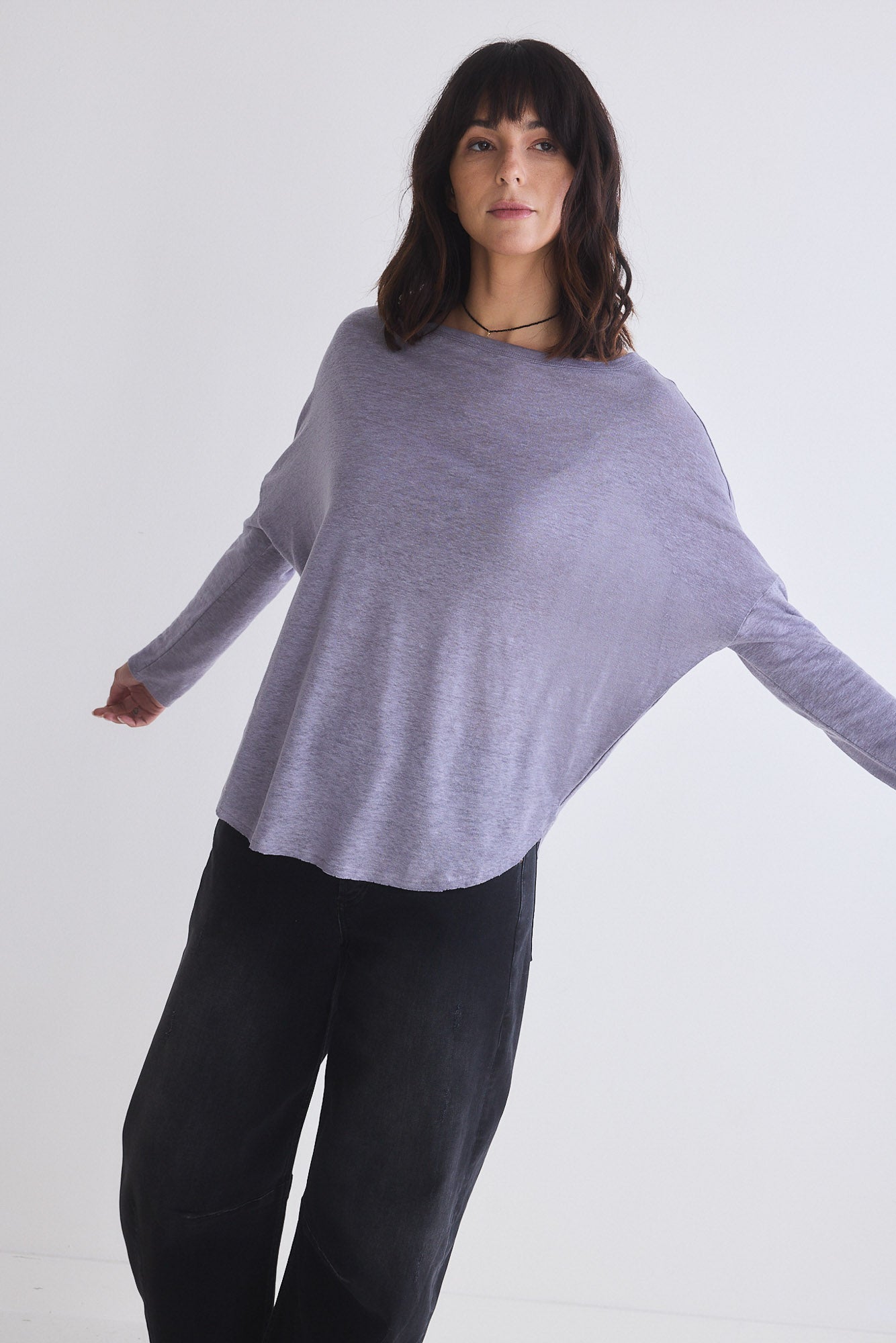 All Intents Slouchy Long Sleeve Top