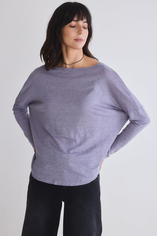 All Intents Slouchy Long Sleeve Top