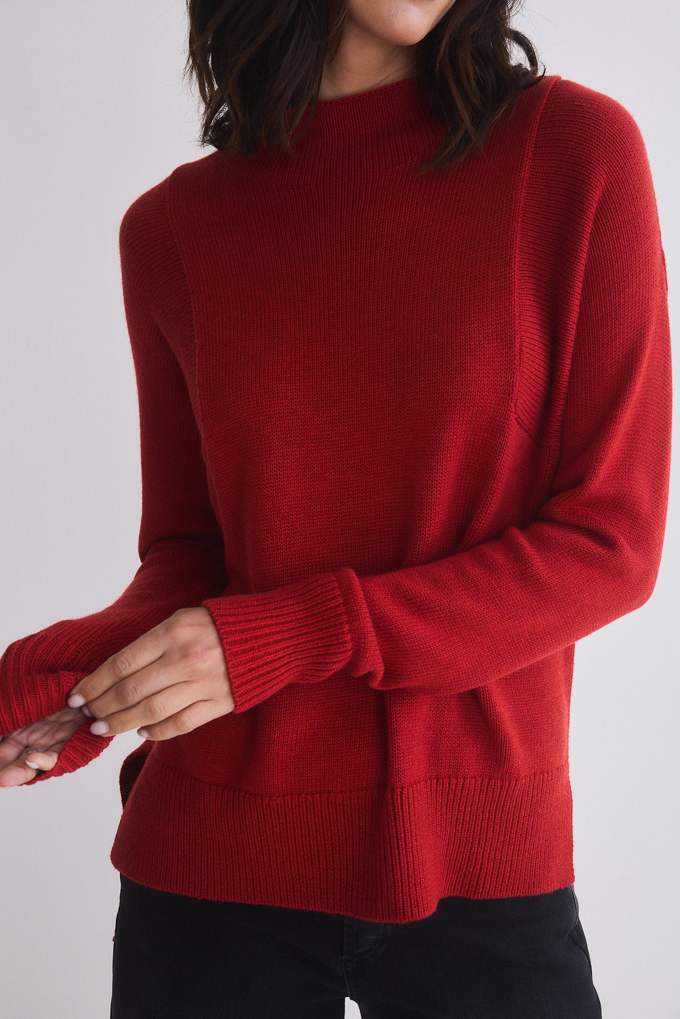 Out of the Box Mock Neck Sweater