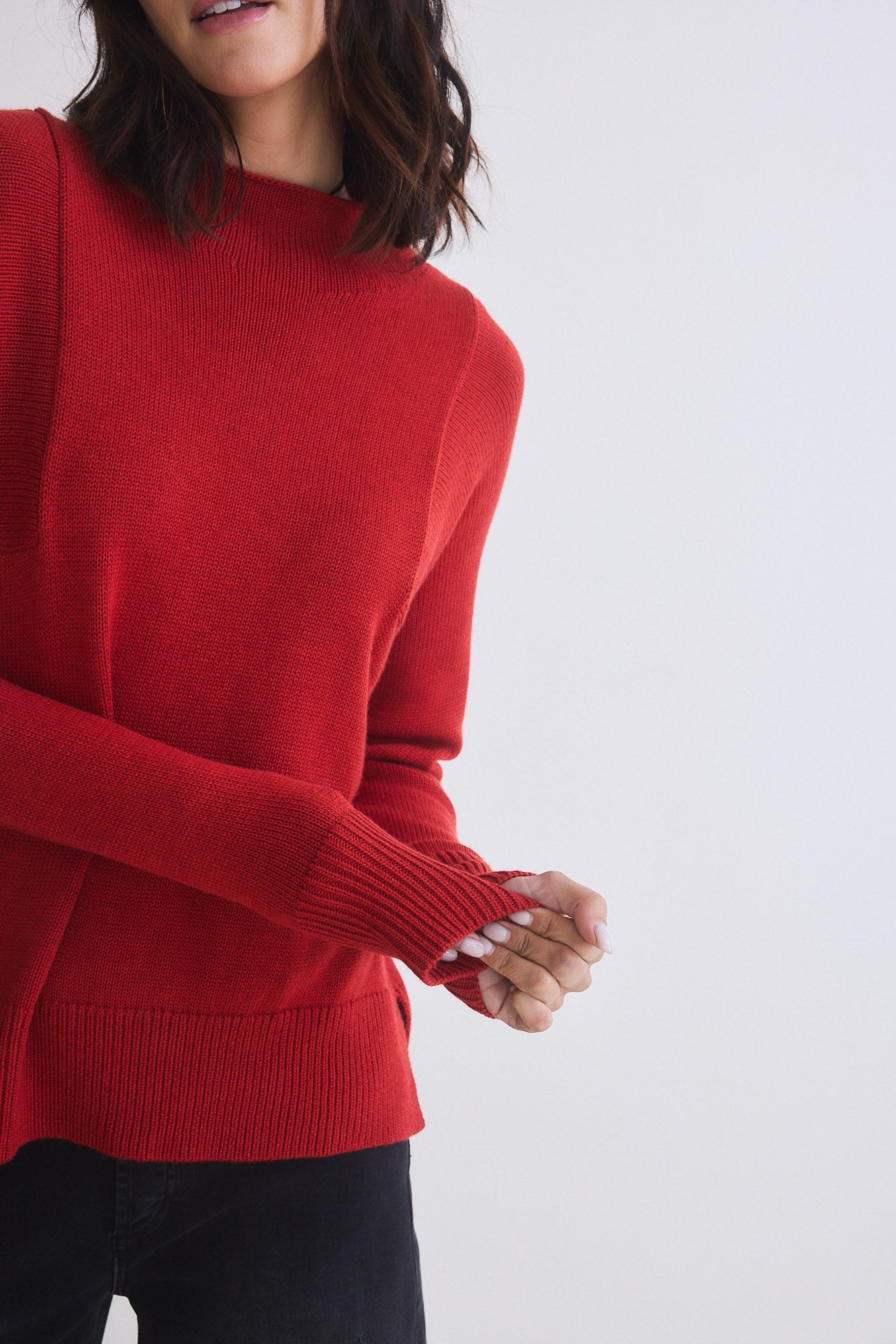 Out of the Box Mock Neck Sweater