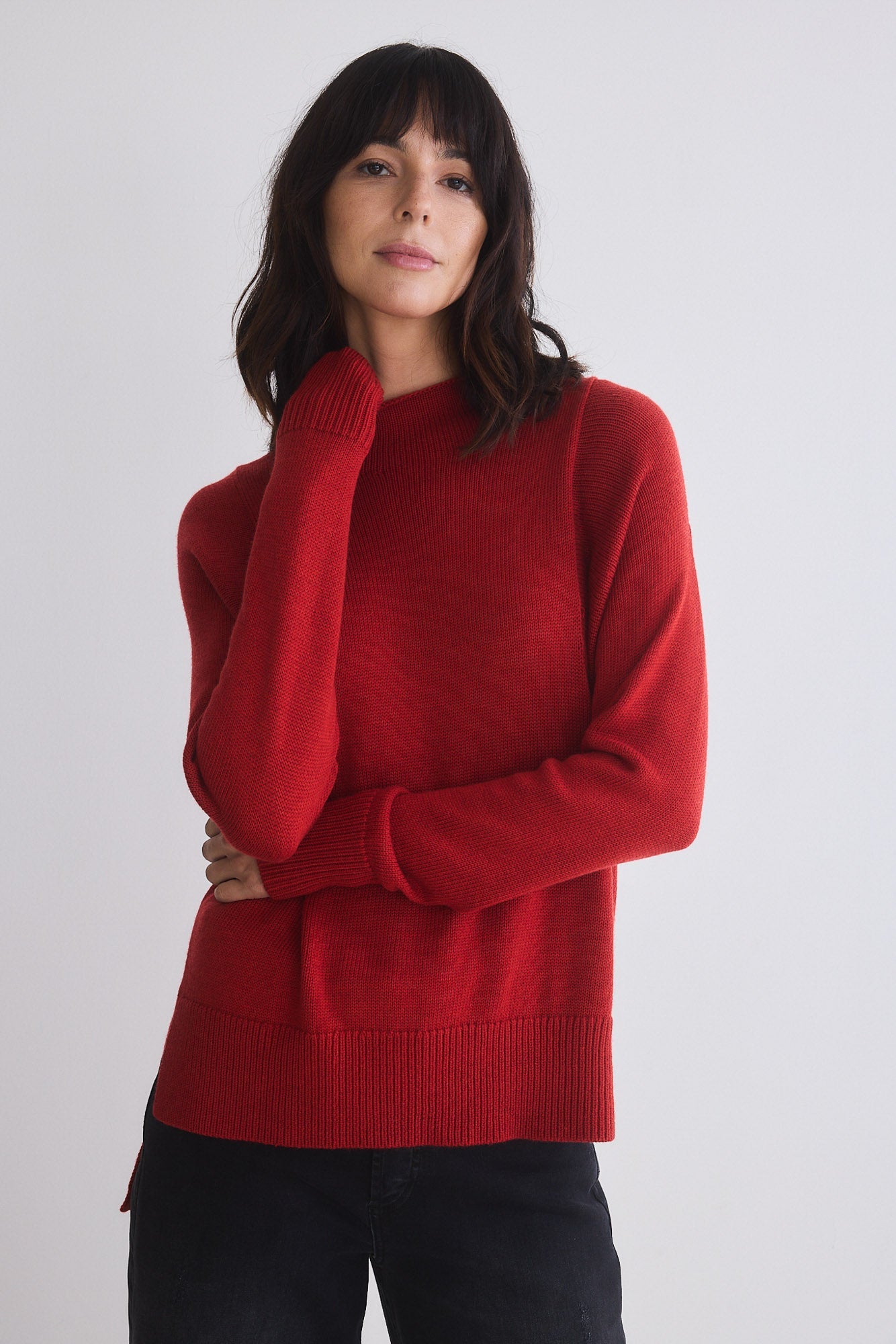 Out of the Box Mock Neck Sweater