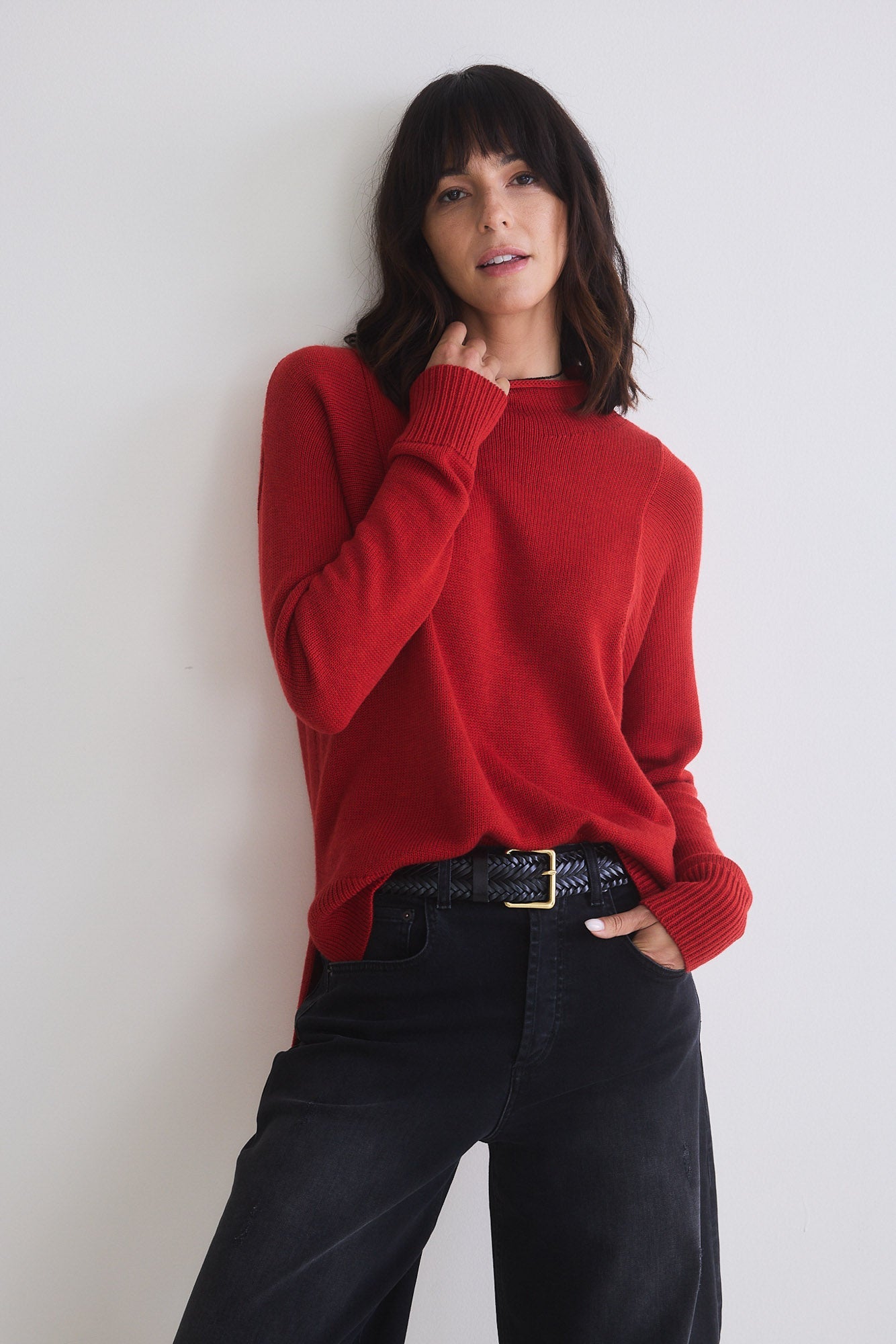 Out of the Box Mock Neck Sweater