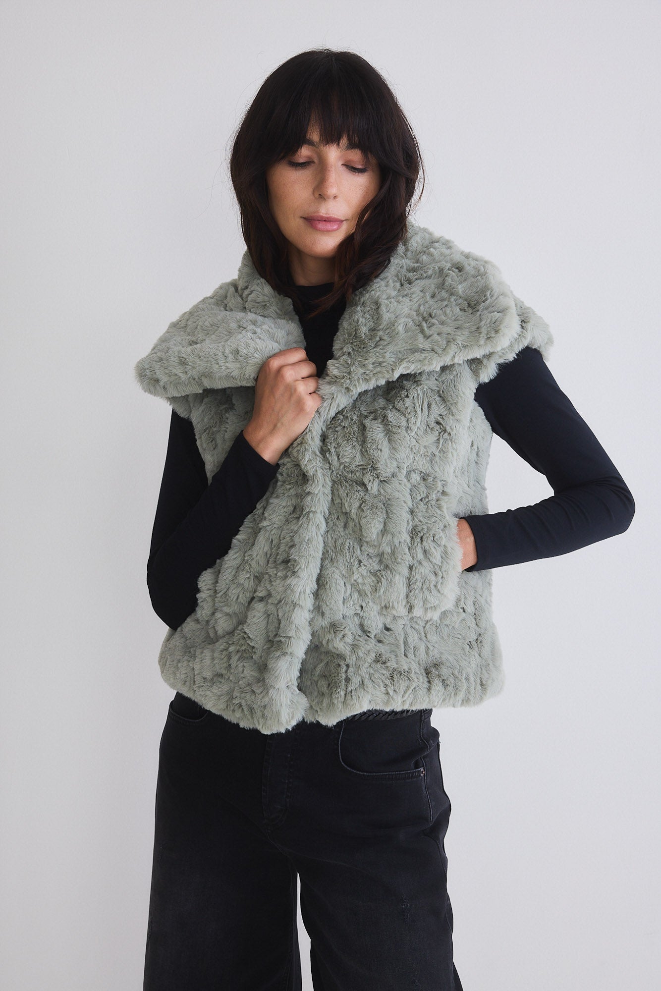 Summit Shearling Vest