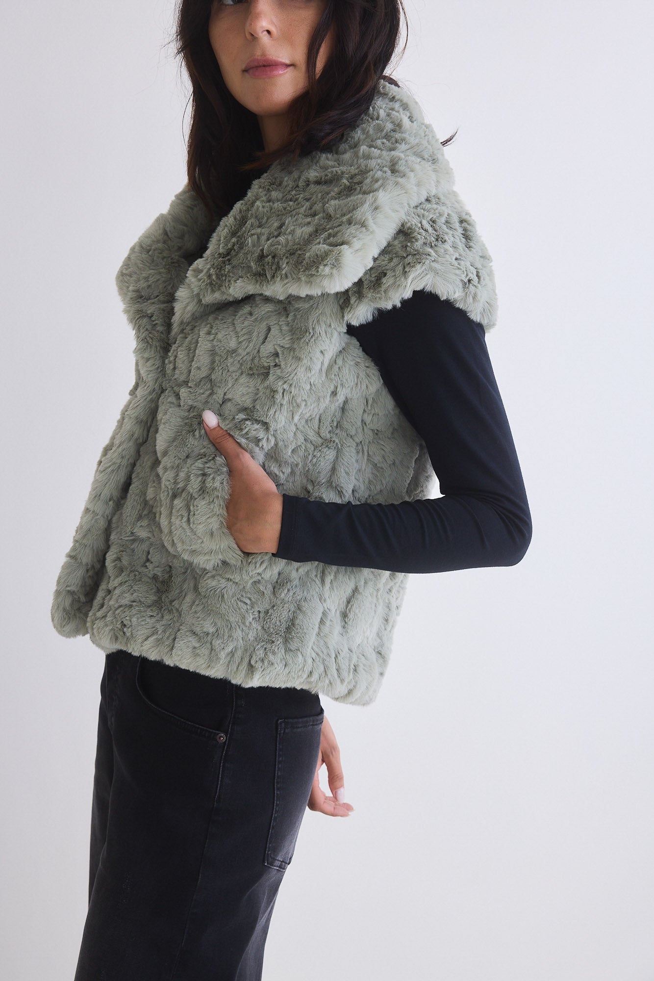 Summit Shearling Vest