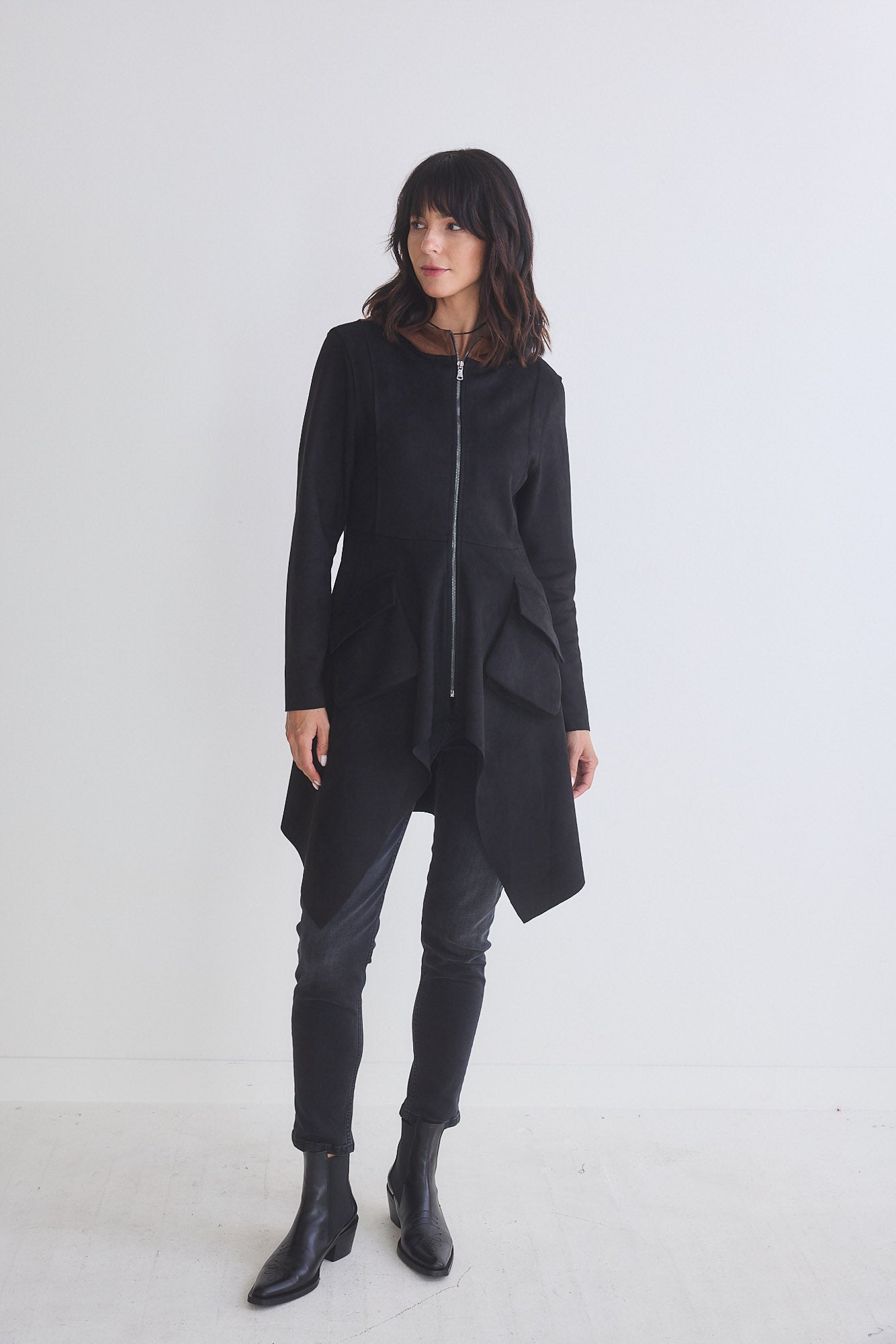 The Microsuede Unexpected Zip Jacket
