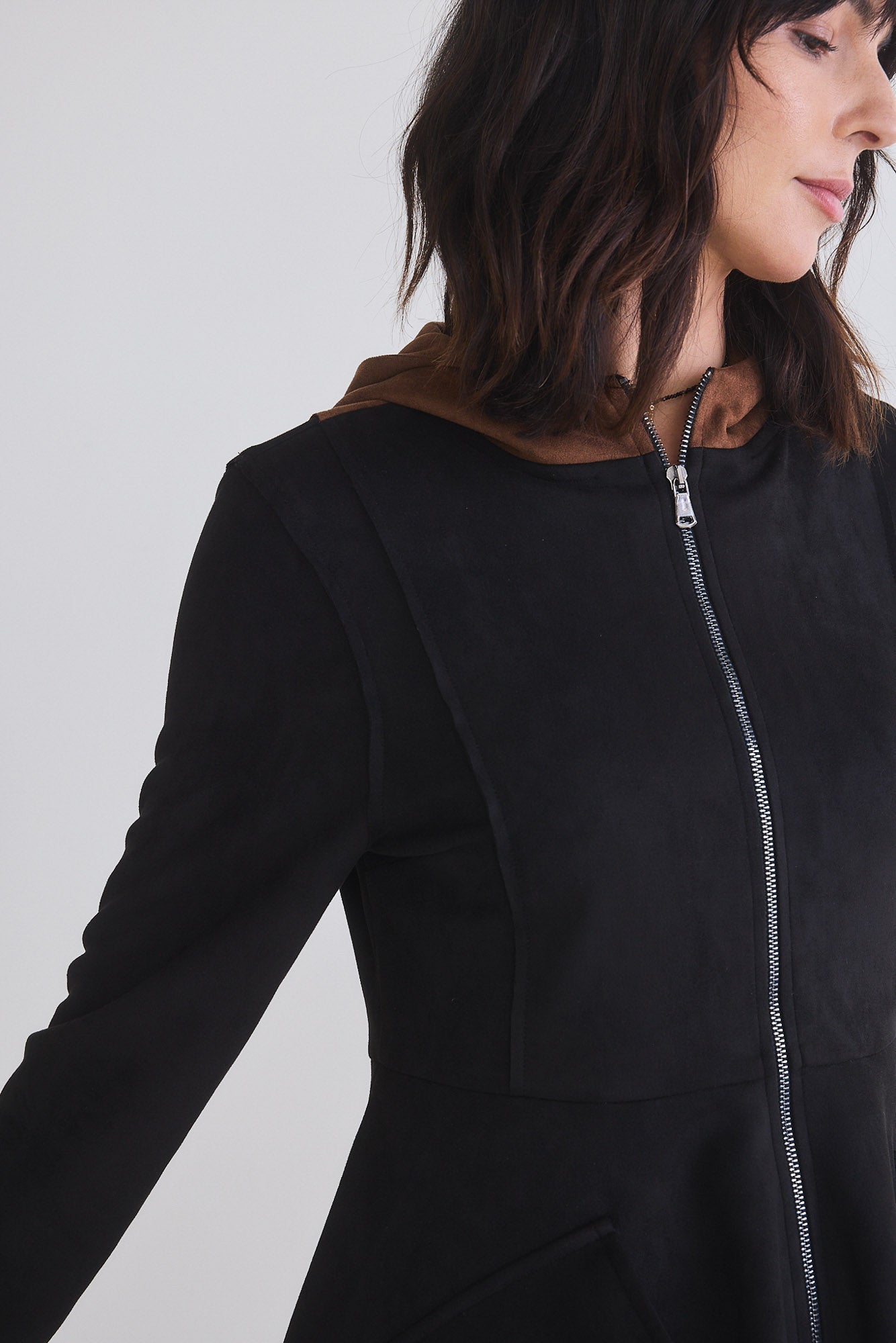 The Microsuede Unexpected Zip Jacket