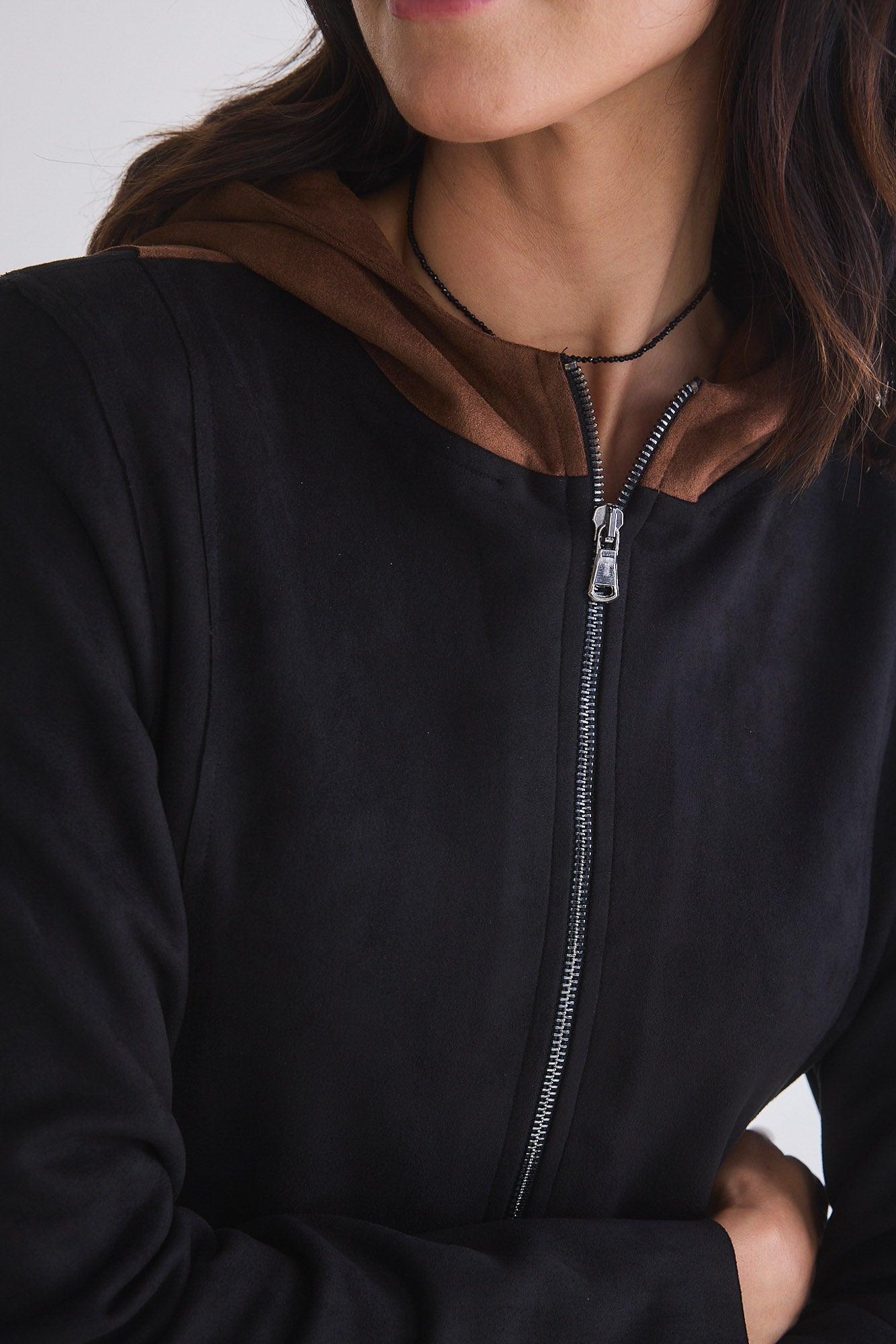 The Microsuede Unexpected Zip Jacket