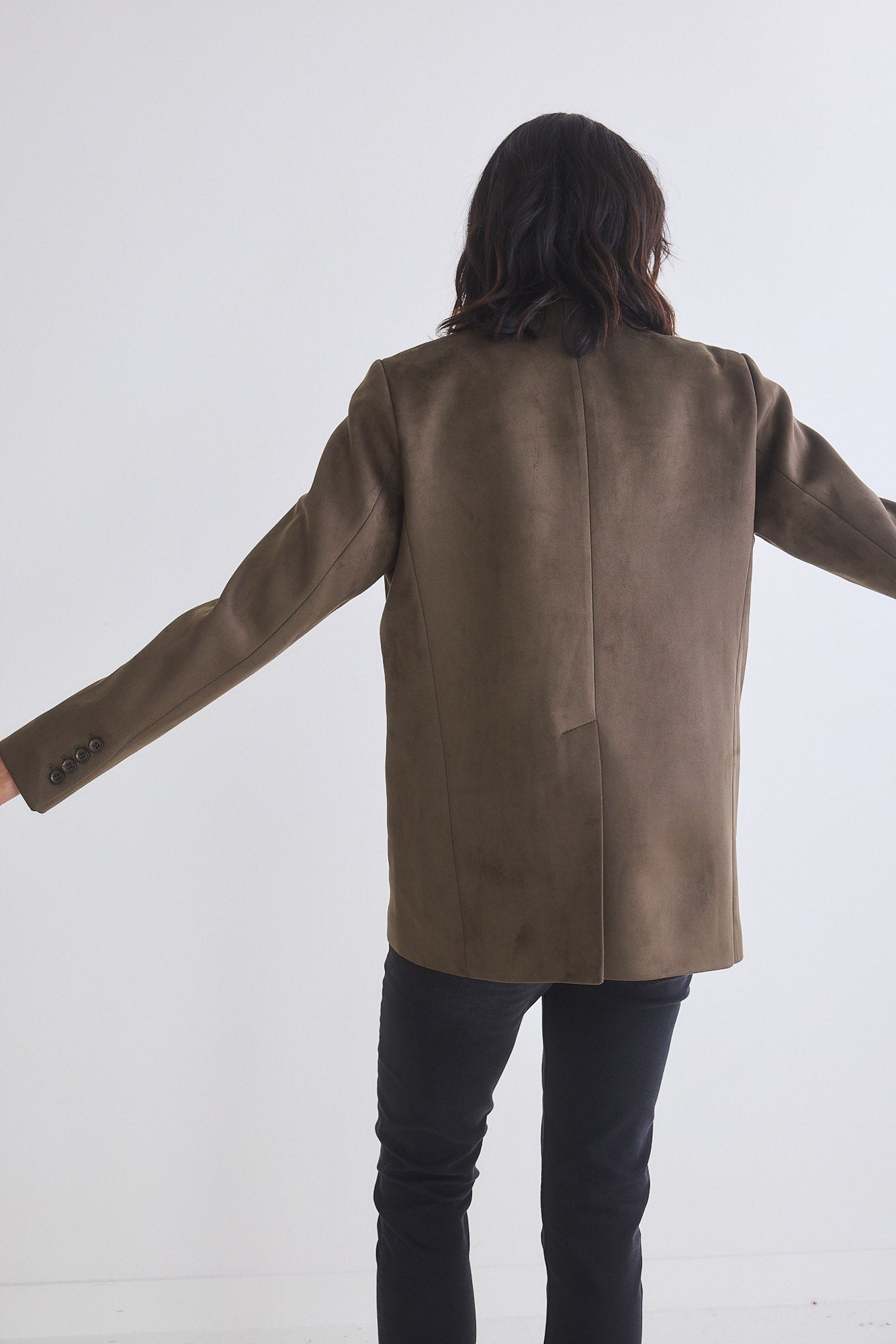 The Microsuede Classic Blazer That Upgrades You