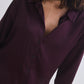 Shift Your Gaze Silk Button Down Blouse