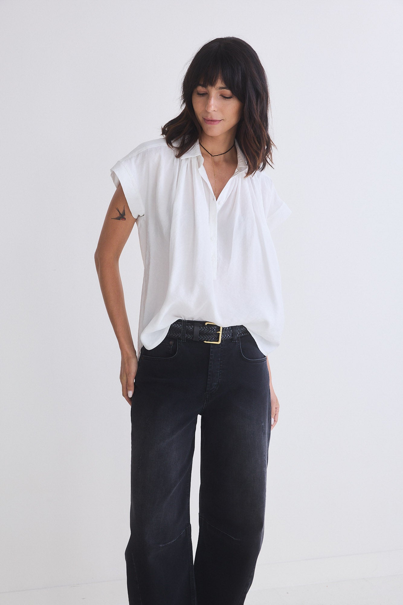 The Nonchalant Oversized Voile Blouse