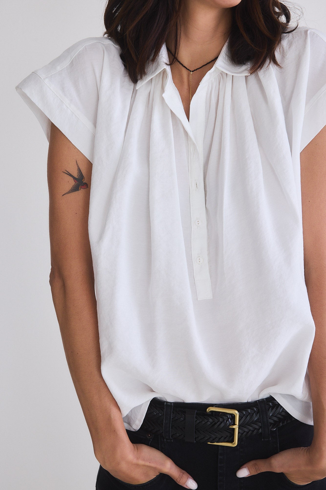 The Nonchalant Oversized Voile Blouse