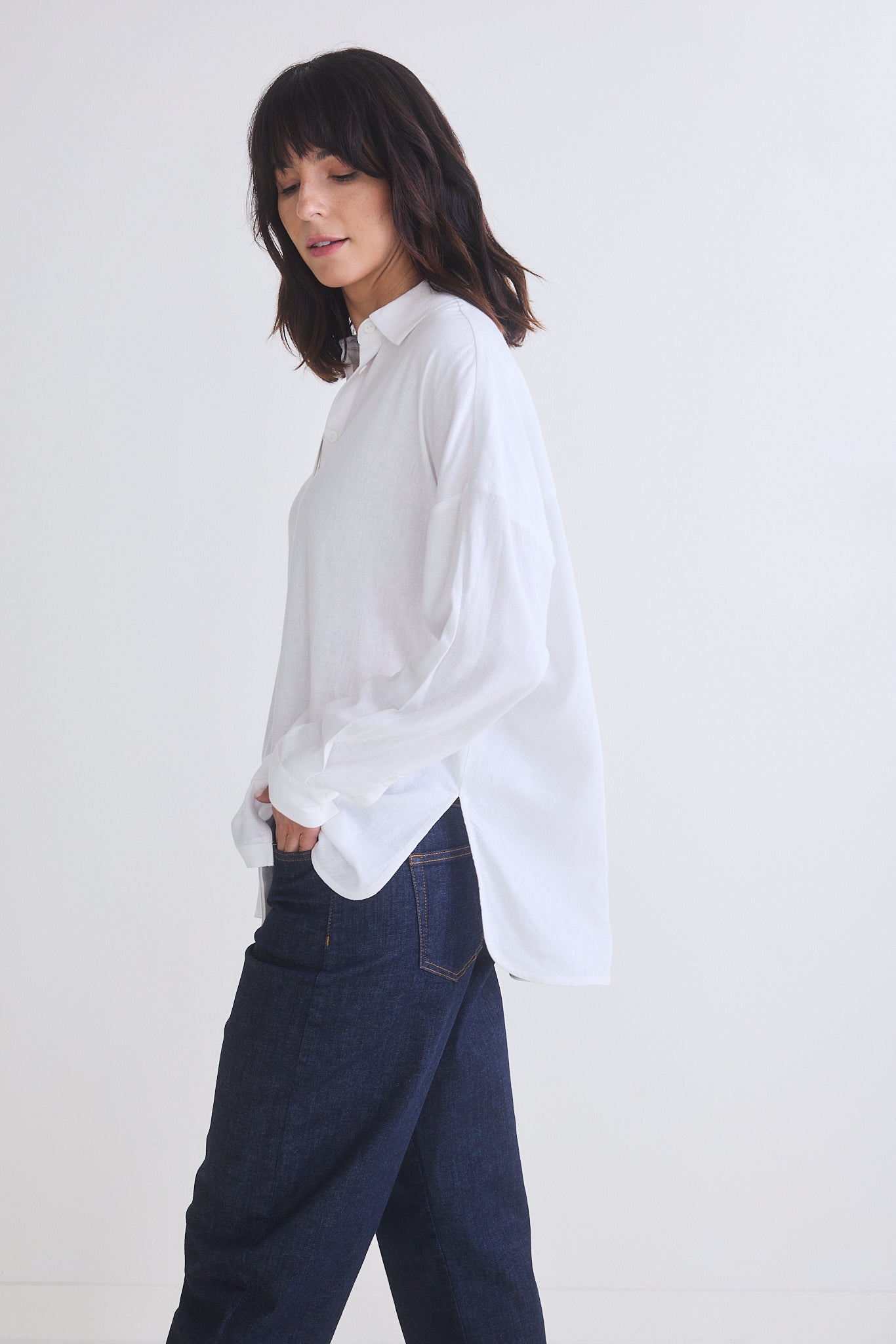 Refine Oversized Linen Tunic