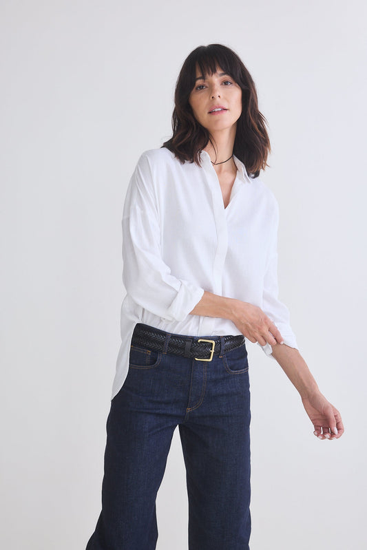 Refine Oversized Linen Tunic