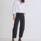 The Textured Visionary Barrel Leg Pants