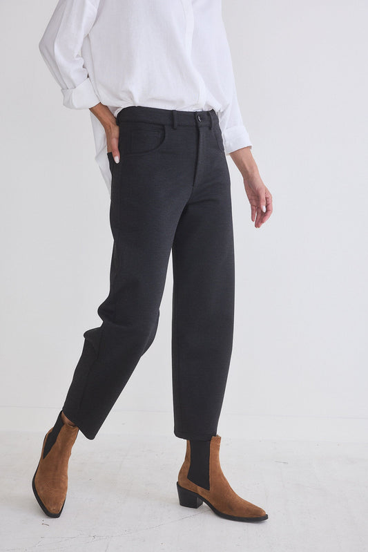 The Textured Visionary Barrel Leg Pants