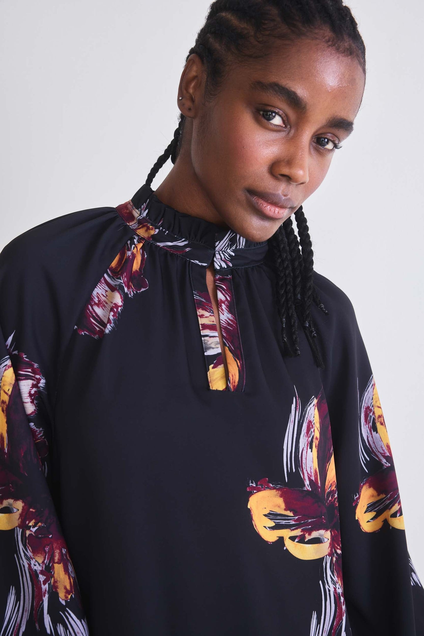 Lost in Thought High Neck Dress
