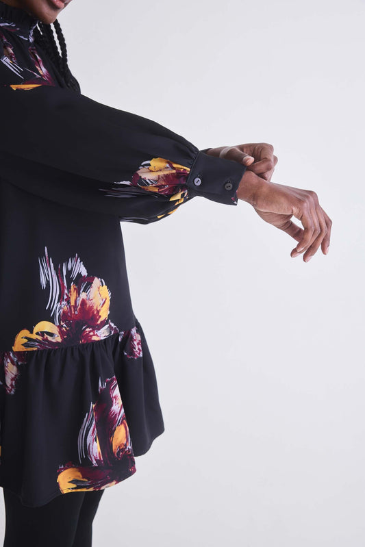 Lost in Thought High Neck Dress