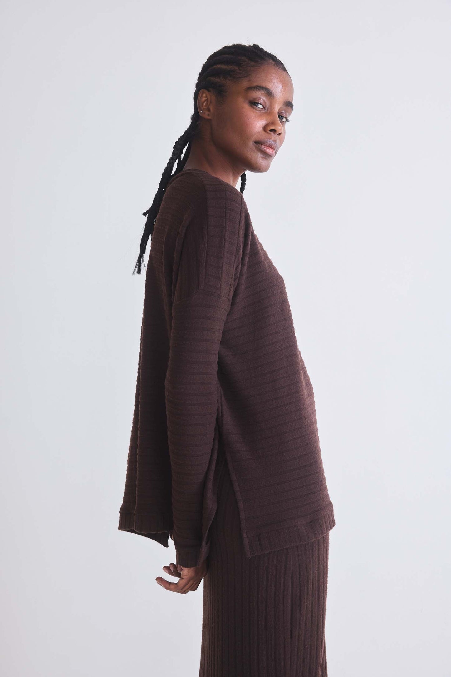 Cosmic Comfort Ribbed Top