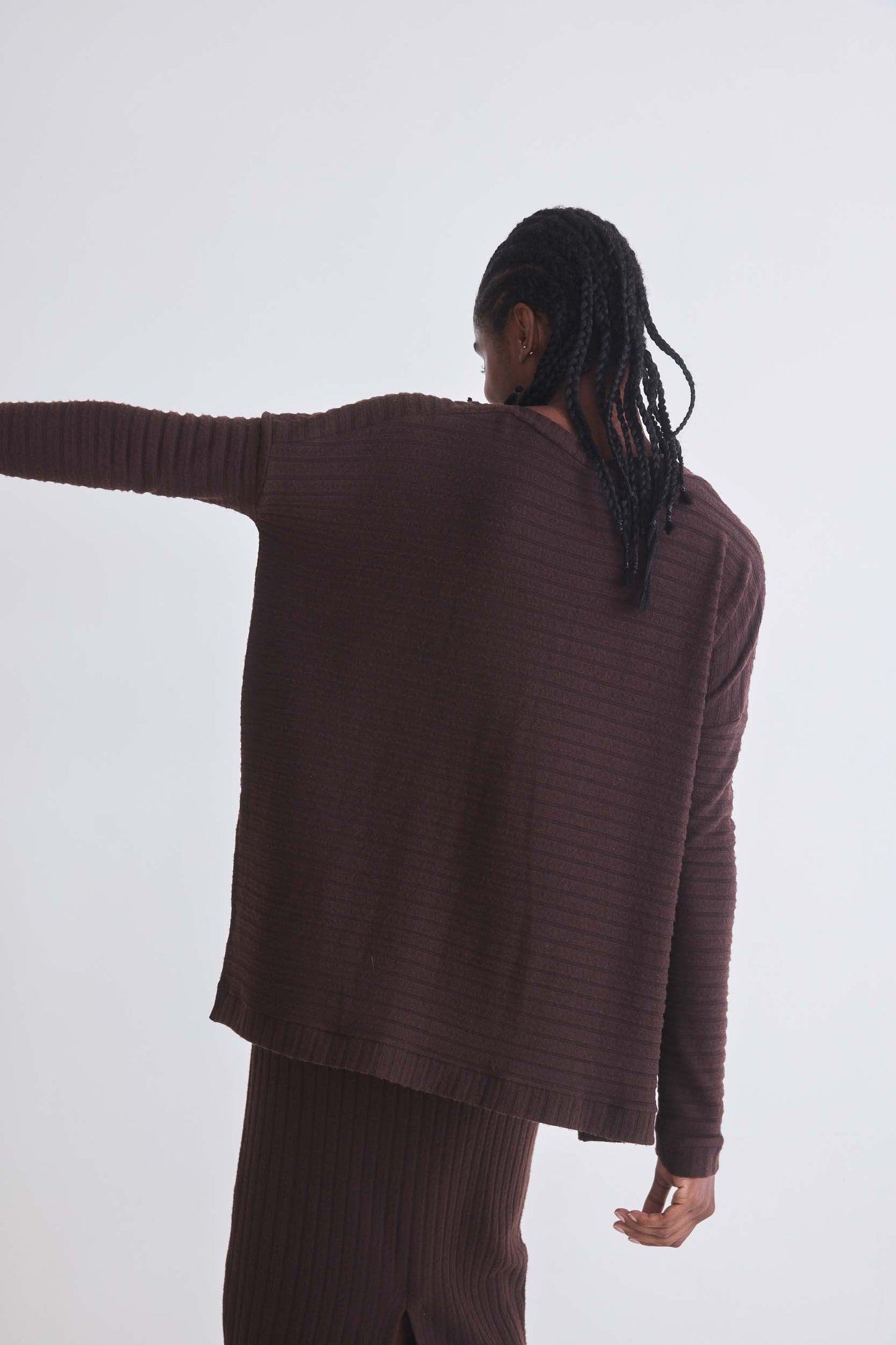 Cosmic Comfort Ribbed Top