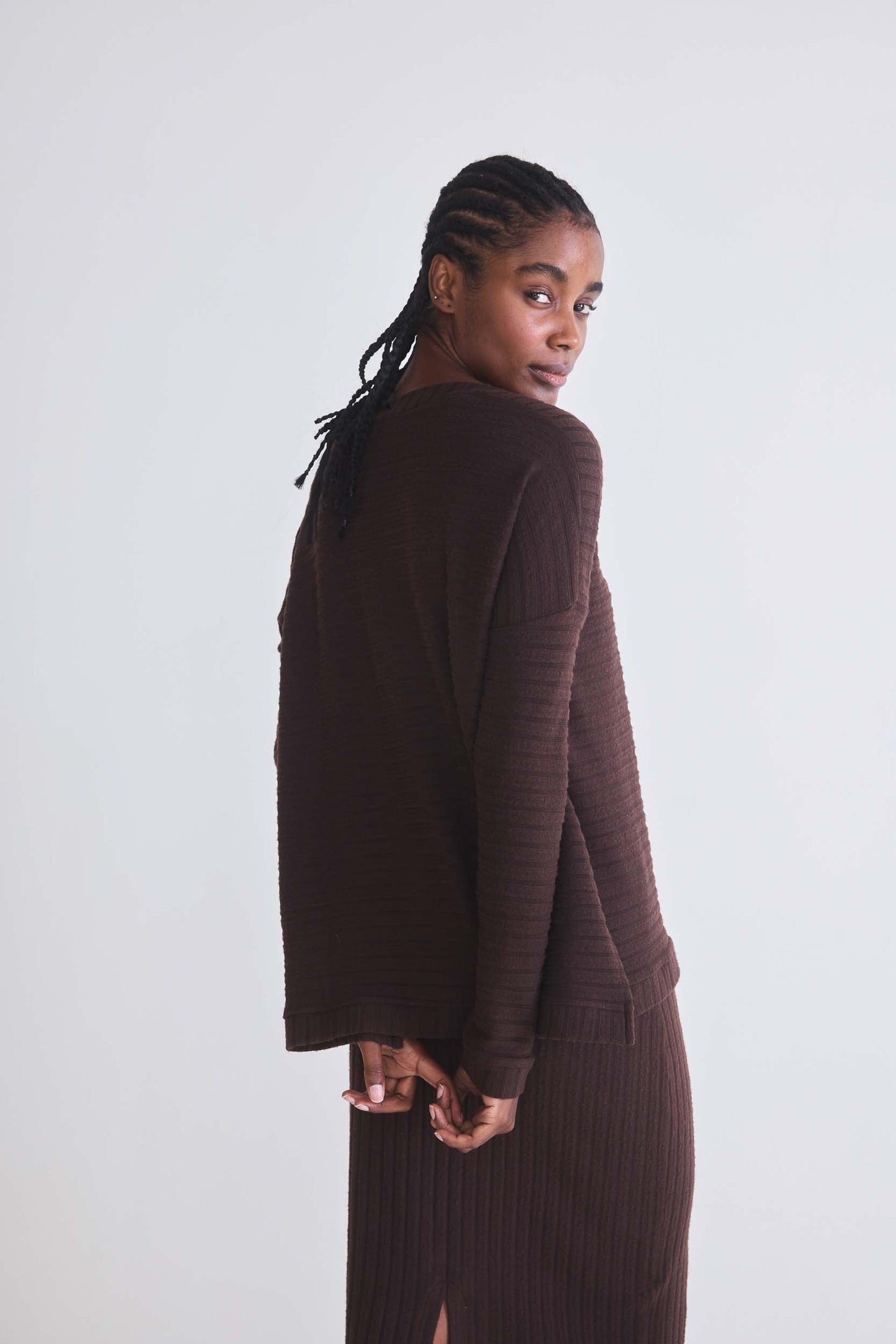 Cosmic Comfort Ribbed Top
