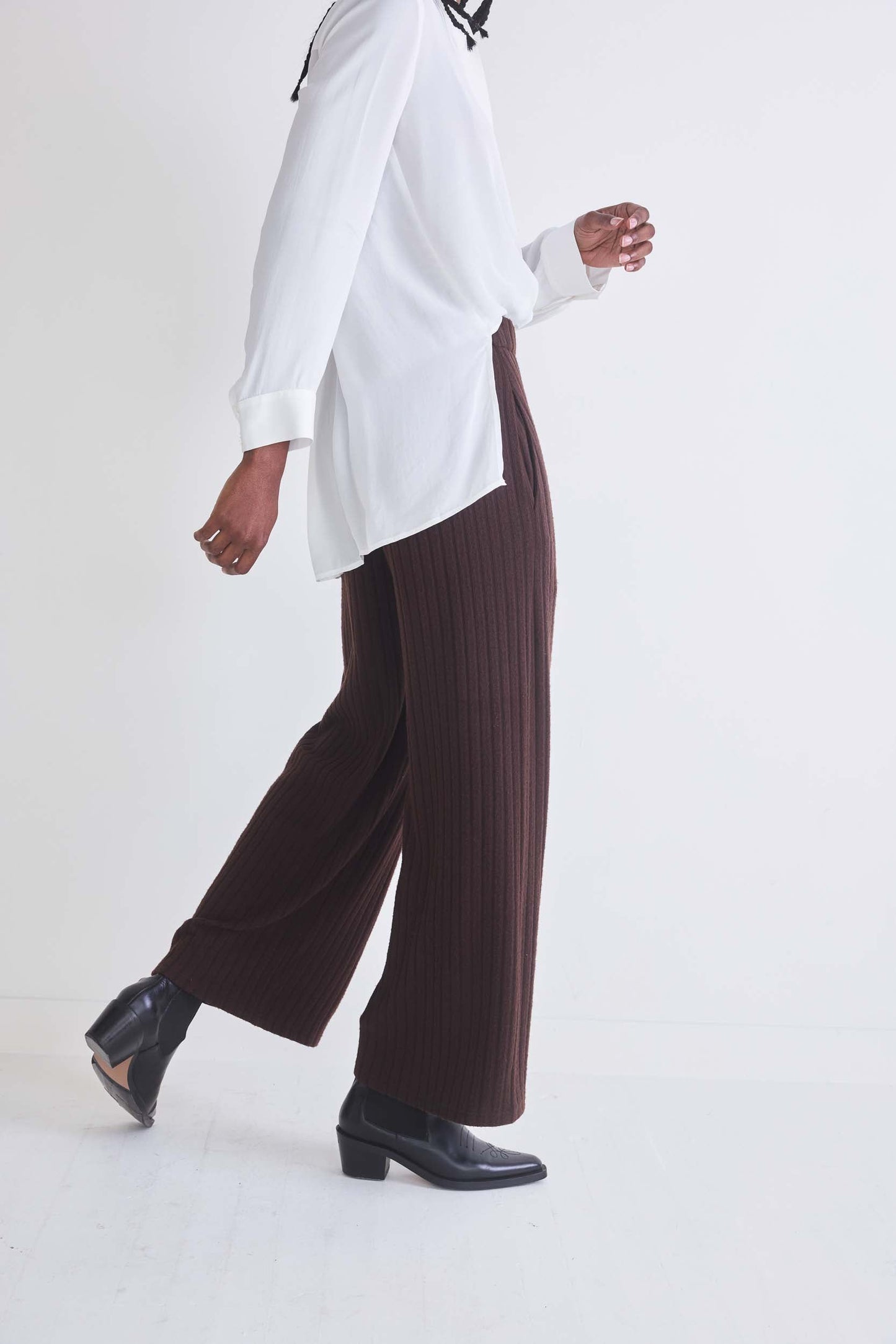Leisure Flow Ribbed Pants