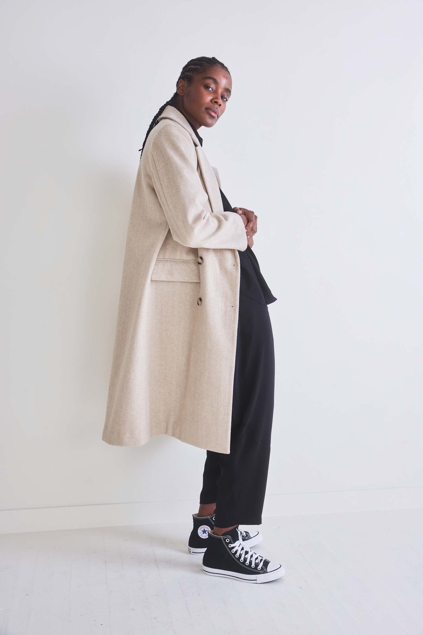 The Soho Long Wool Coat