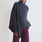 The Ribbed Knit Poncho