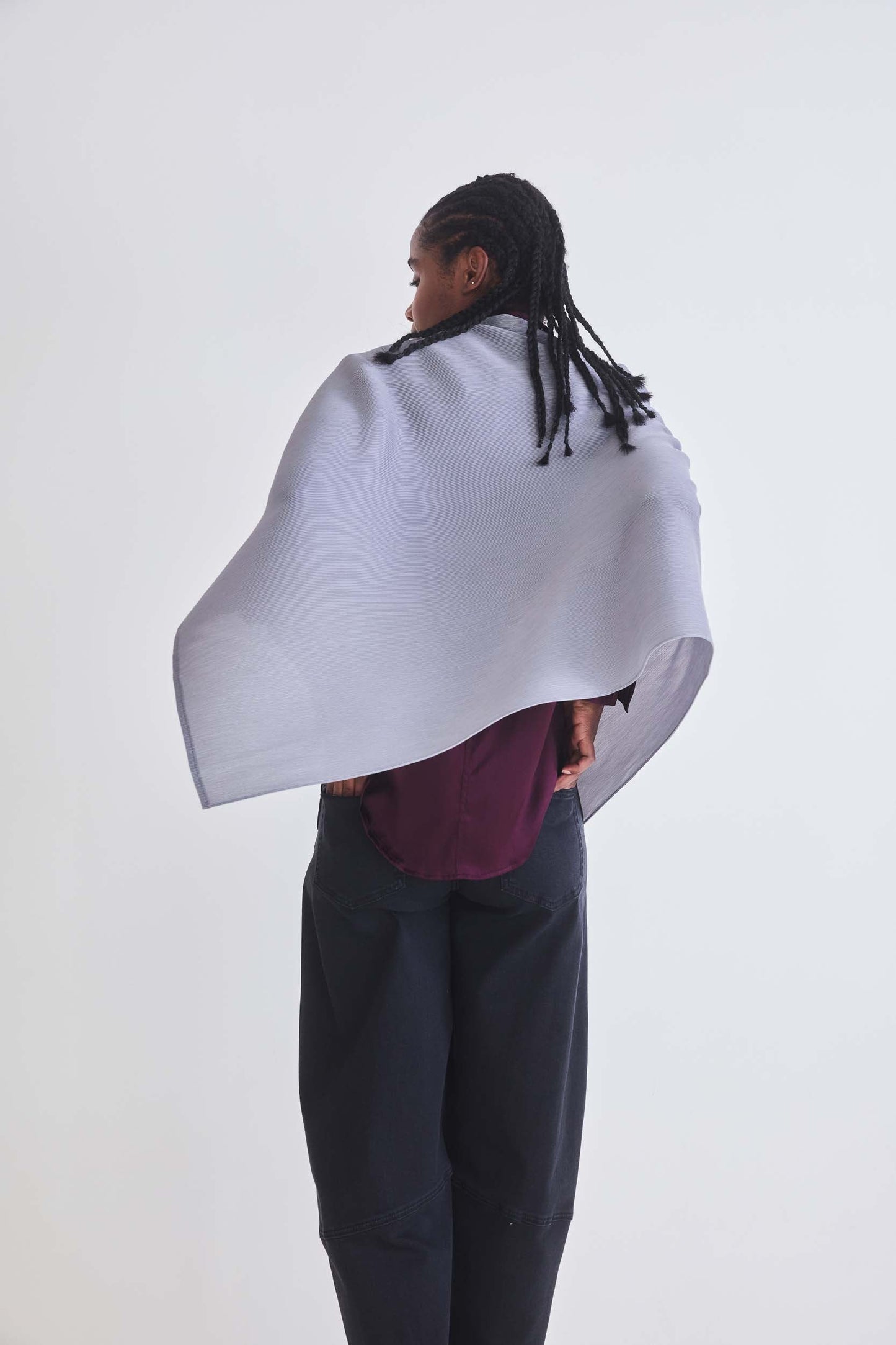 Final Touch Pleated Shawl