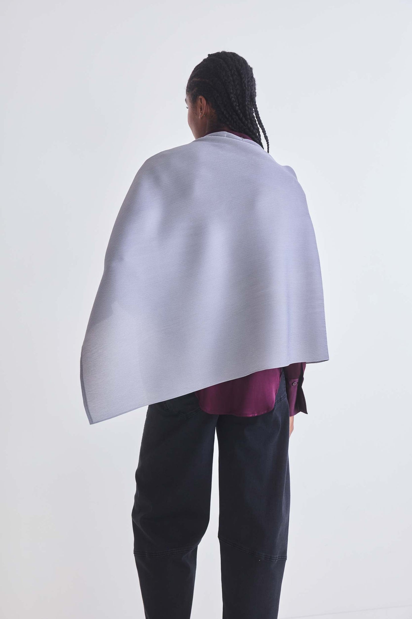 Final Touch Pleated Shawl